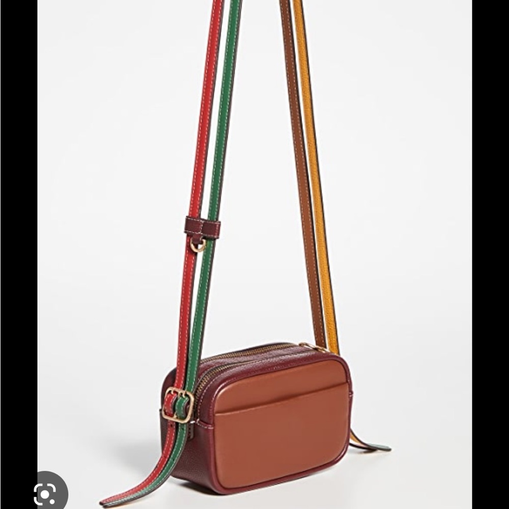 New Tory Burch Perry Bombe double strap mini crossbody - Picture 8 of 16